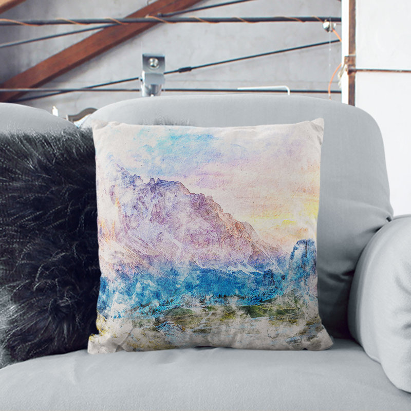 Square Cushion, Stone, 40cm H x 40cm W x 15cm D