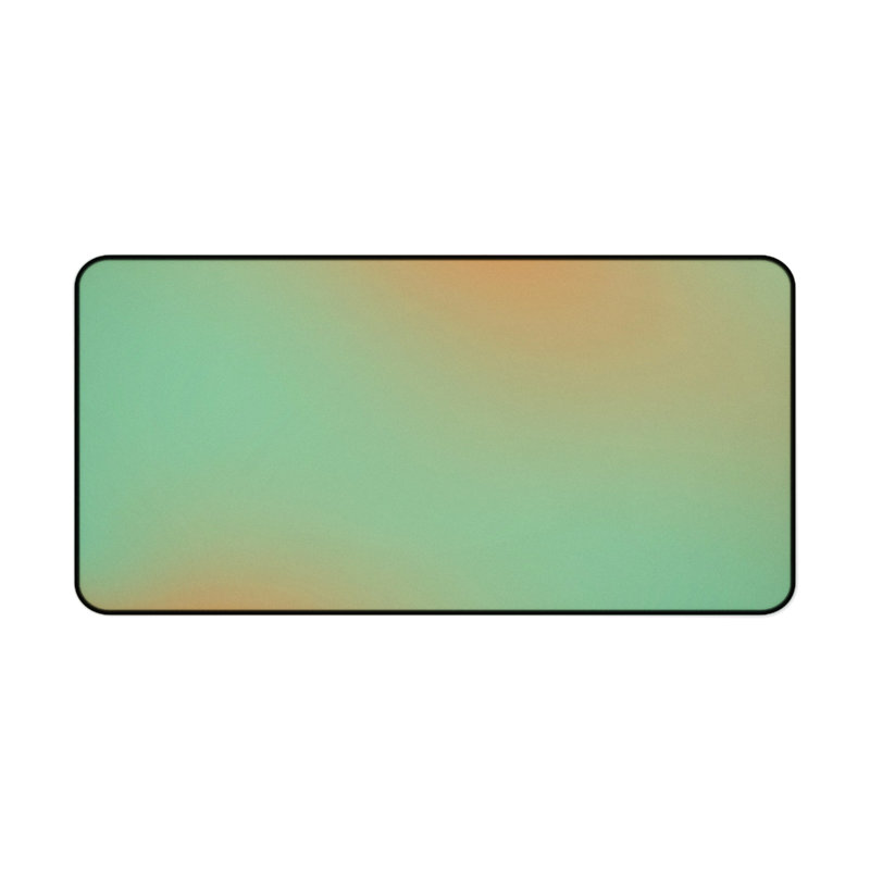 Polyester Desk Pad, 40cm H x 80cm W x 0.25cm D, Green