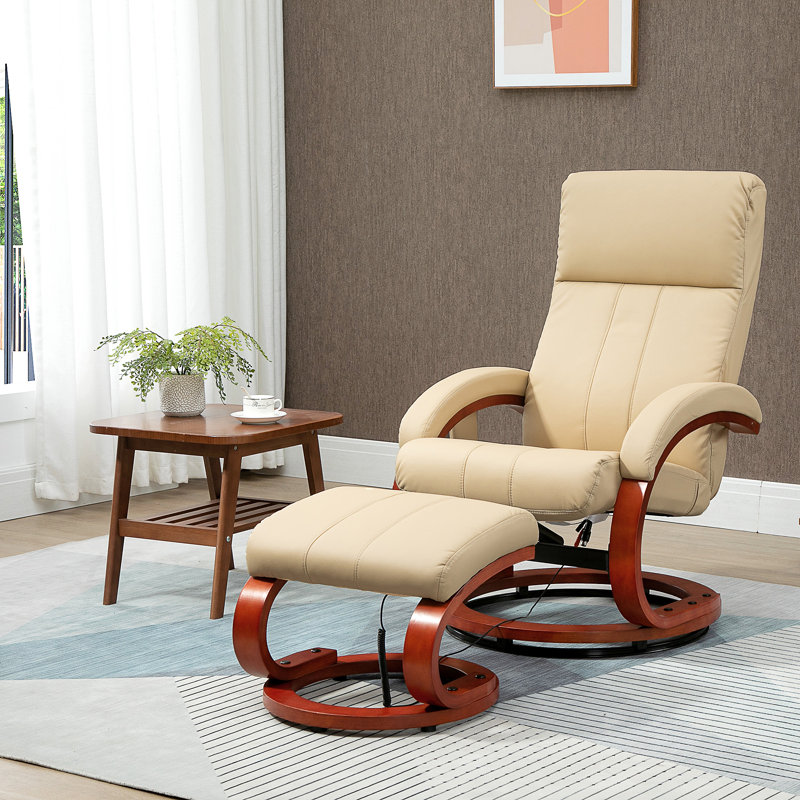 Fauteuil inclinable avec repose-pieds HOMcom