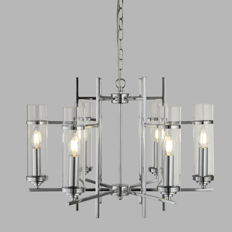 Benita 6 - Light Shaded Chandelier