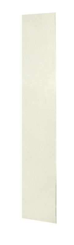 12'' W 0.25'' D 72'' H Single Wall Solid Surface Wall, Gray Glass