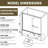 58" - 60" W x 58" H Framed Double Sliding Tub Door with 5/16" Clear Tempered Glass