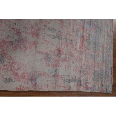 Modern Abstract Indian Area Rug 6x10