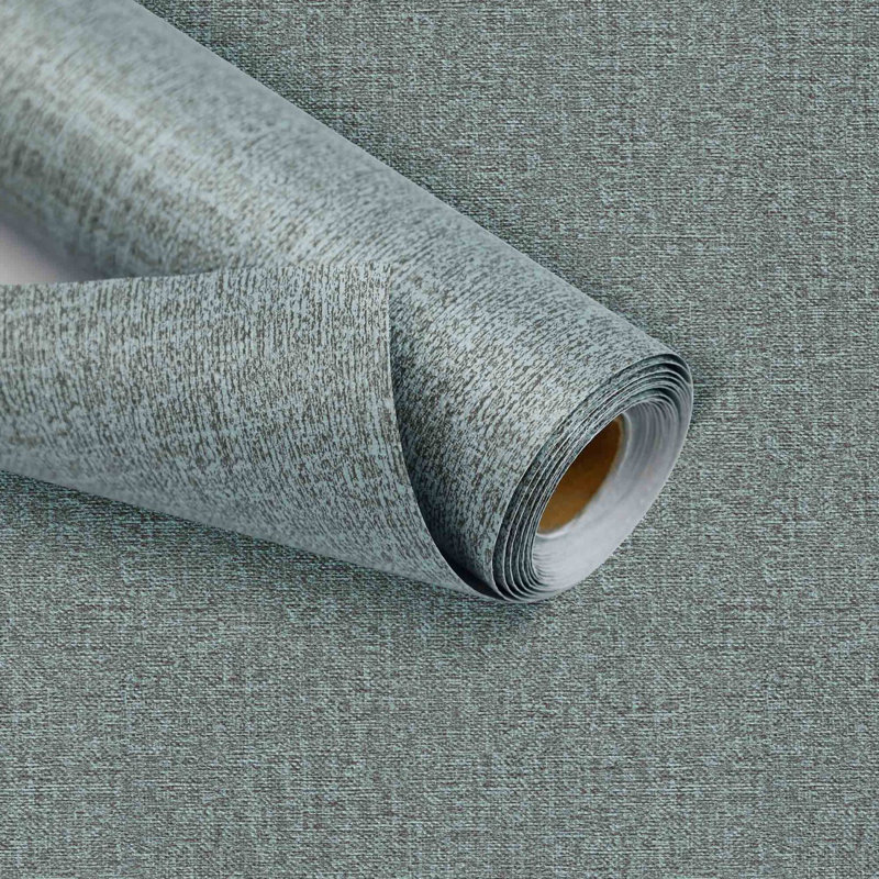 Rouleau de papier peint adhésif en vinyle - papier adhésif amovible pour mur / armoire, 2 rouleaux (couvre 25,8 pieds carrés)