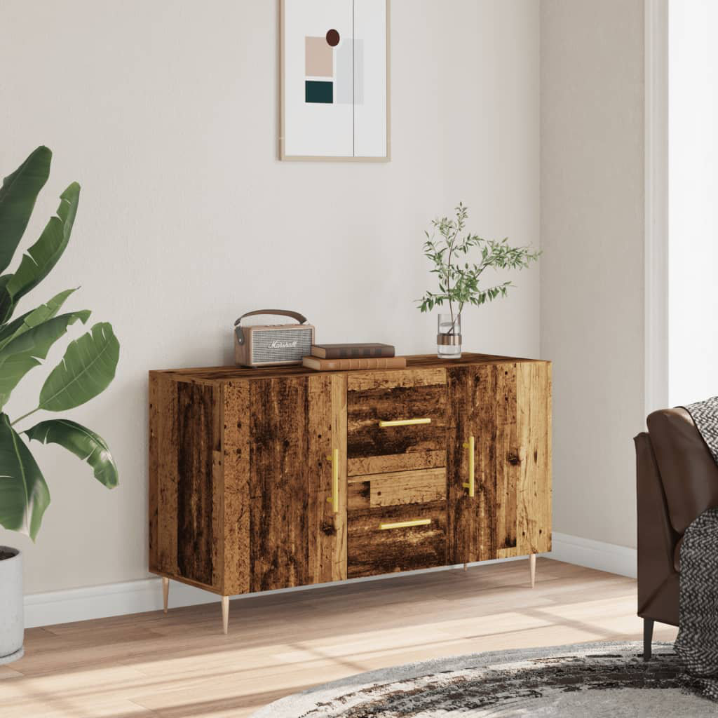 Vidaxl Sideboard Altholz-Optik 100X36x60 Cm Holzwerkstoff