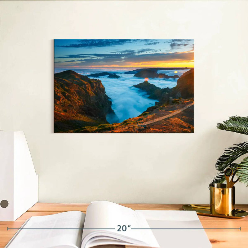 Ravi Madeira Island Mountains, 8" H x 12" W