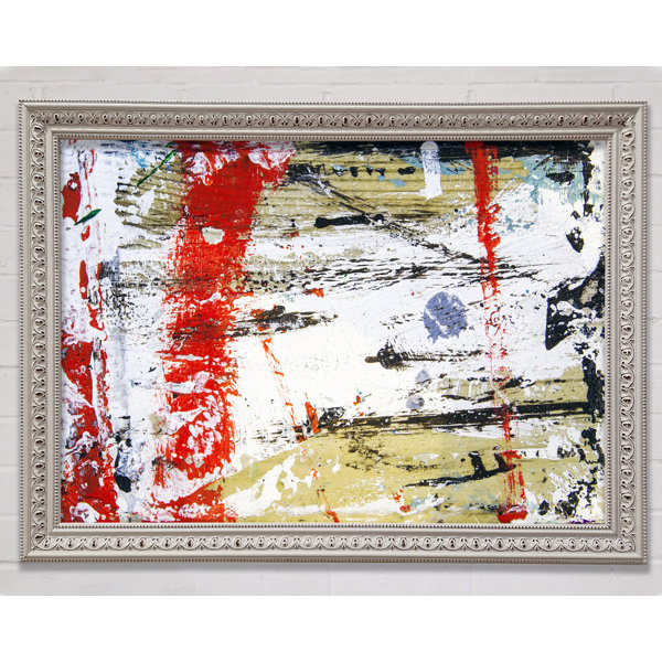 Bright Star Distorted Red Patch - Single Picture Frame Art Prints ...
