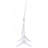 Classic White Oval Cheval Mirror