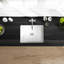 Évier de cuisine à cuve simple en argile réfractaire simple 23,5 "x 18,5" avec crépine et grille inférieure Oslo-92718548
