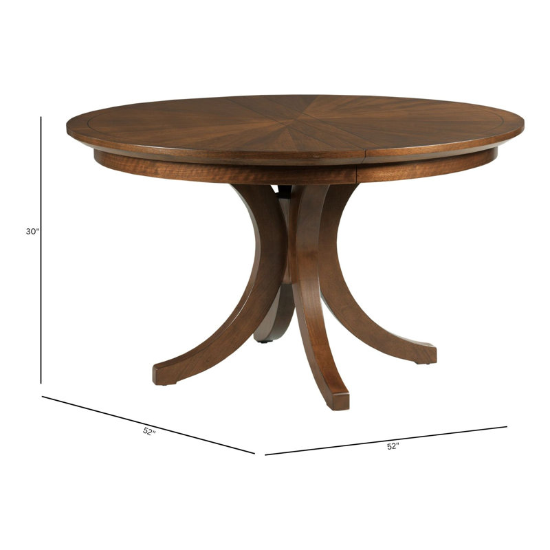 Aro Extendable Walnut Solid Wood Dining Table