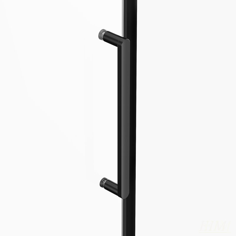 Porte de baignoire coulissante sans cadre l 56-60 po x H 60 po, verre trempé incassable avec revêtement nano pour un nettoyage facile