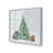 Cadre simple en chrome poli, bois massif