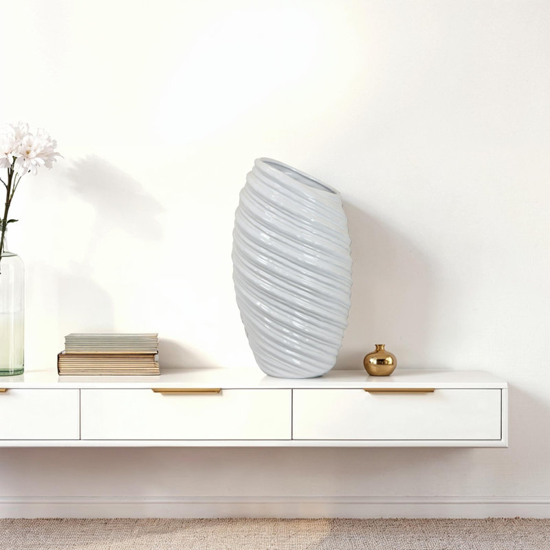 Vase Avery, Blanc
