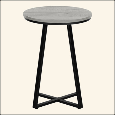 Table de bout ronde polyvalente et élégante pour la chambre à coucher et le salon, alliant fonctionnalité et esthétique.
