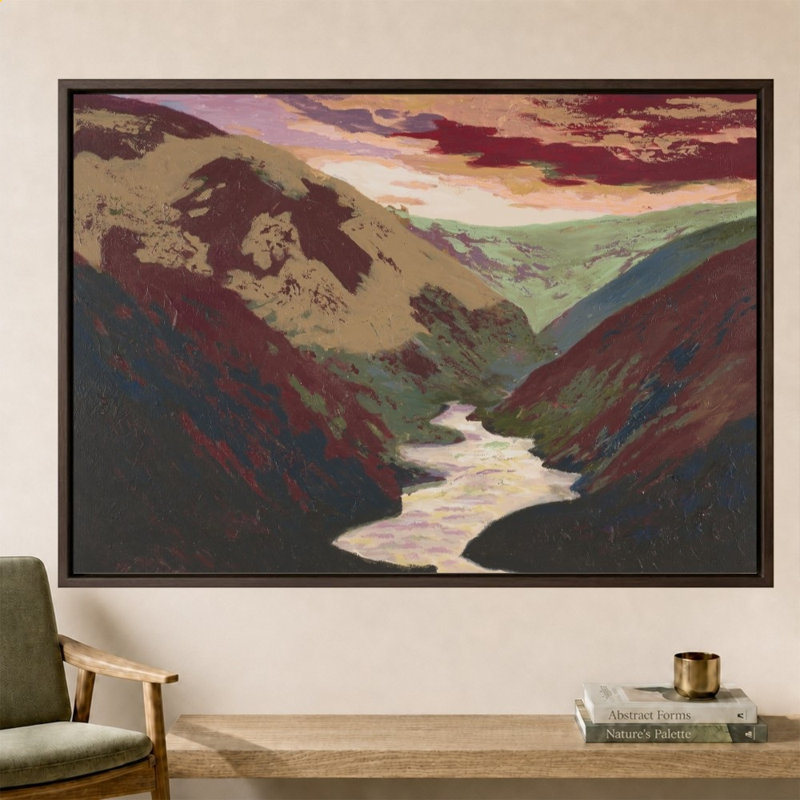 «Chicamocha Abstraction» par Patricia Pinto - impression sur toile