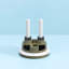 Bouton de toilette doré pour HWMT-8733S / T0338W / MT001