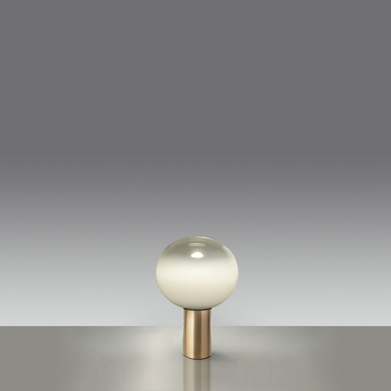 Laguna Table Lamp by Matteo Thun, Gold, 14.94" H x 10.25" W x 10.25" D