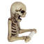 Porte-papier hygiénique mural Skeleton