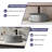 CASAINC Maple 17'' Concrete Circular Bathroom Sink-86669233