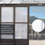 10 x 12 pi toutes saisons, fenêtres en PC amovibles, fabrication en aluminium, 2 portes coulissantes verrouillables pour les terrasses de patio, construction, extérieur