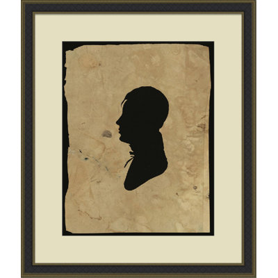 Colonial Male Silhouette 1 Print