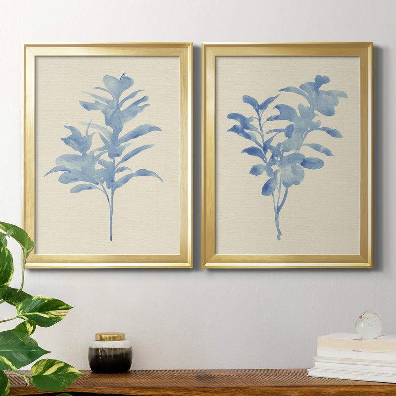 Verditer Fig I, reproduction encadrée de qualité supérieure - prête à être accrochée, H 36,5 po x l 26,5 po x P 1,25 po