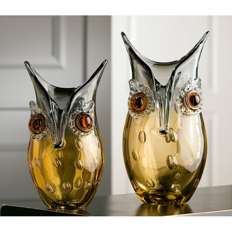 Hadlock Glass Table Vase 1, 27cm H x 15cm W x 15cm D