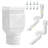 Rain Gutter Downspout Extensions 2-Pack Flexible Downspout Extender-111870224