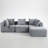 Boneless Compressed Sofa:Magic Cube Sofa-763816314