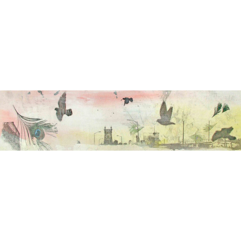 Impression panoramique sur toile tendue « passage par tracy silva barbosa », H 15 po x l 60 po