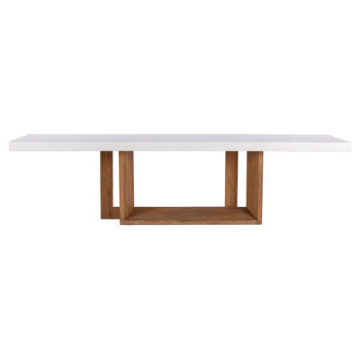Lucca Rectangular Concrete Outdoor Dining Table