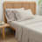 BESTOUCH Sheet Set 100% Washed Cotton Linen Feel Lightweight-115162019-115162024
