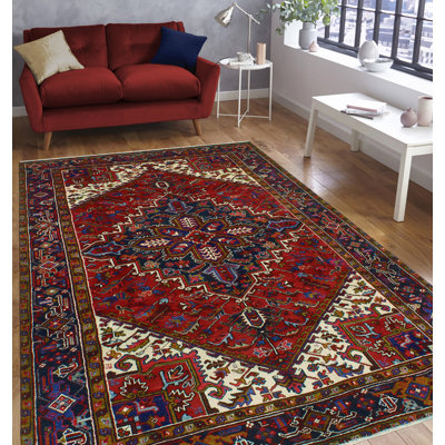 Khylar Heriz Bolade Red Rug