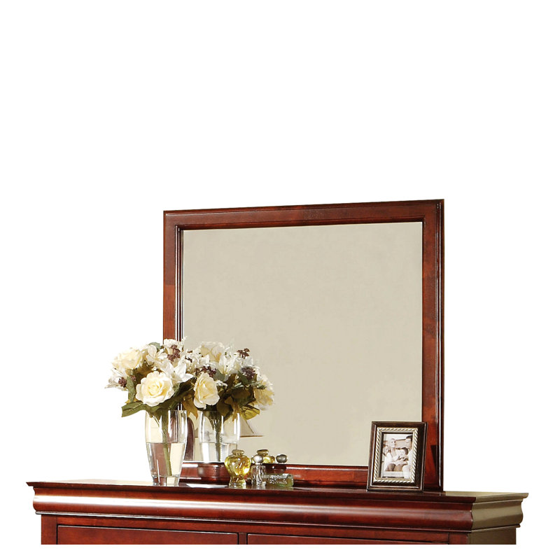Louis Philippe Cherry Finish Mirror