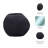 Phillippi Round Textured Glass Vases with Modern Design and Sculpted Surface Detailing, Decorative Accent Glass Vessels for Contemporary Settings, Set of 2-2089889381-2089889400
