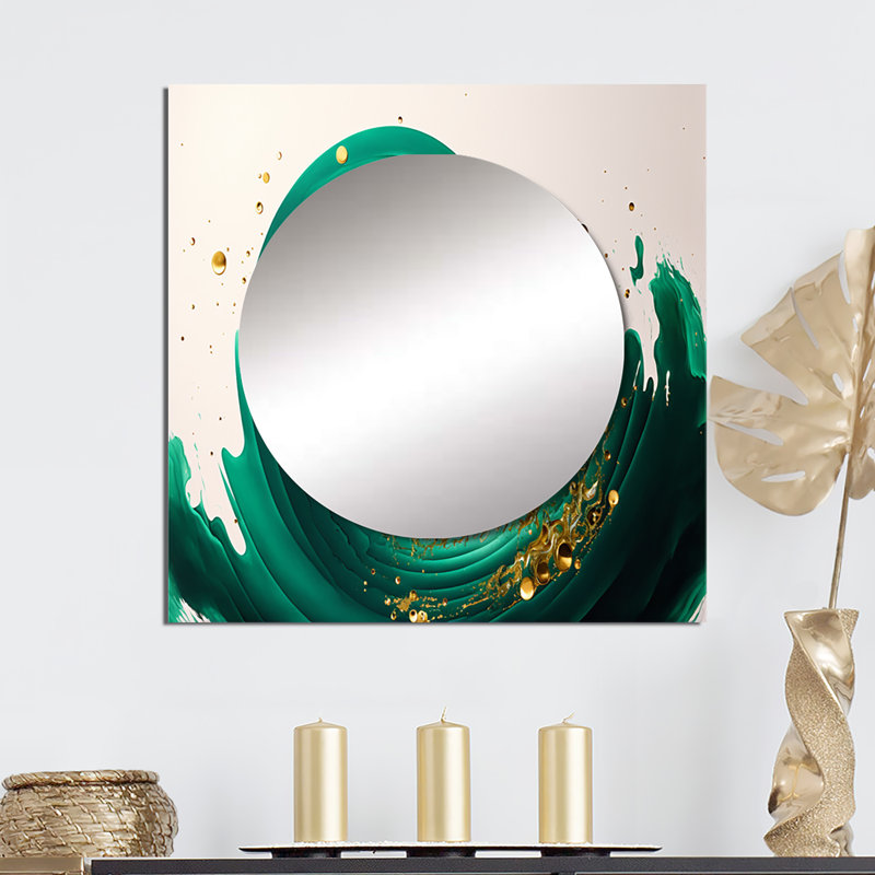 Devair - Modern Square Mirror Wall Decor For Bedroom, 29" x 29"