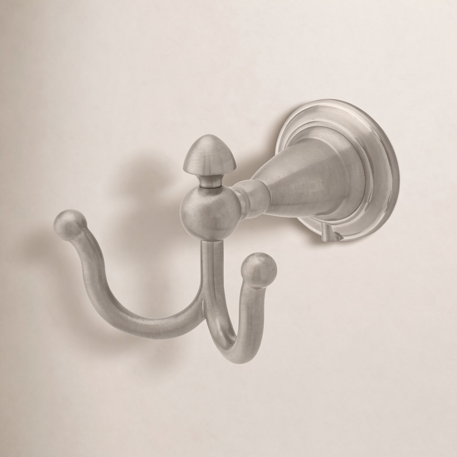 Victorian Wall-Mounted Robe Hook, Brilliance Stainless