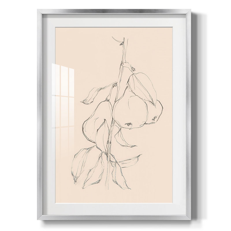 Dancourt - Toile tendue avec châssis, Argent argent, H 28,5 po x l 20,5 po