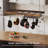 industrial style ceiling/wall mounted pot rack with hooks for kitchen storage, space saving, practical and beautiful.-197120553-197120558