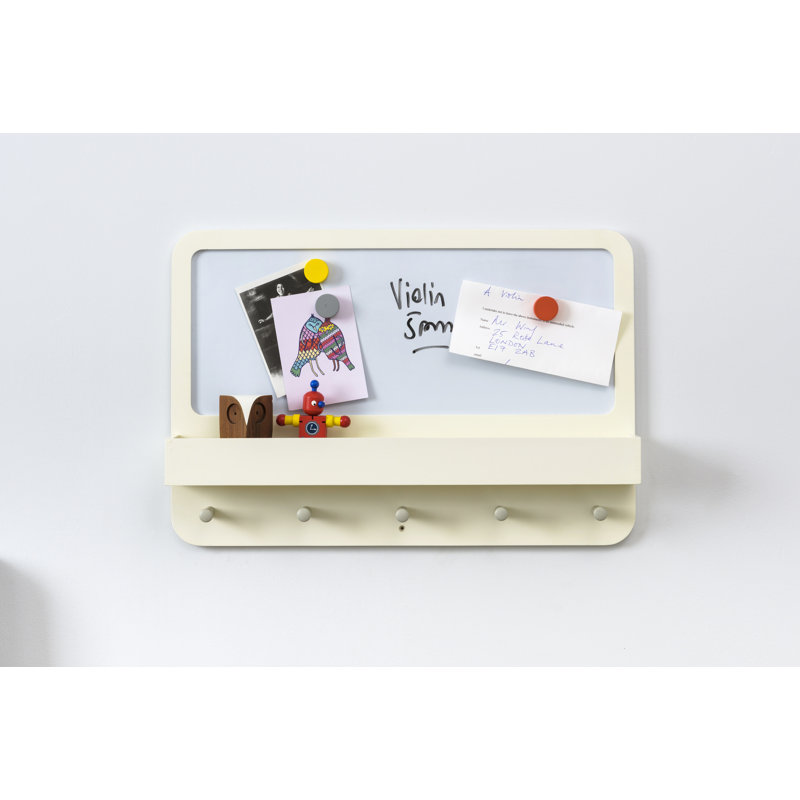 Magnetic Plastic Dry Erase Board, White