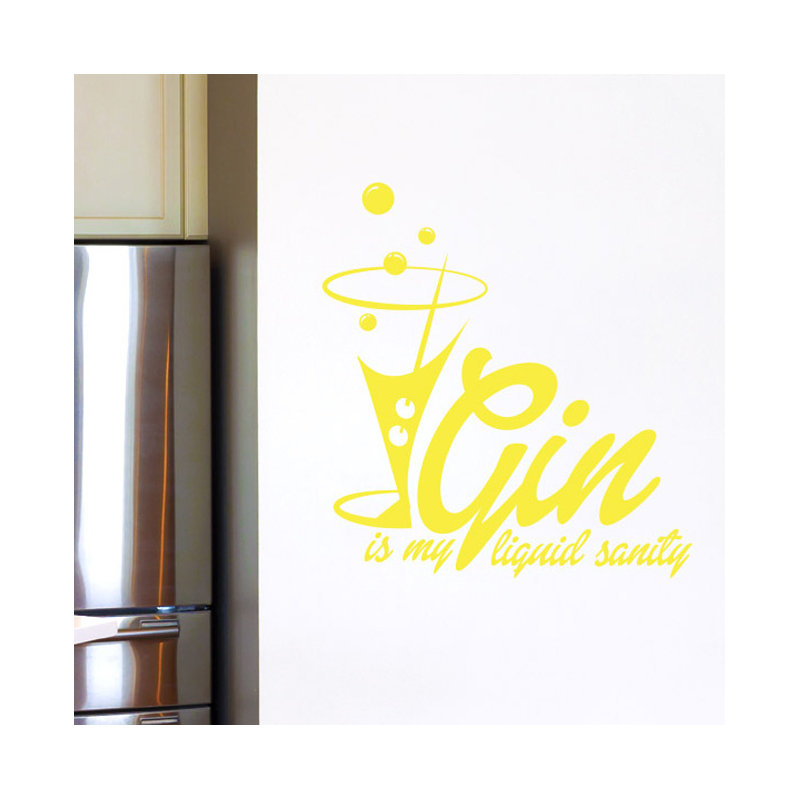 Wall Decal, Bright Yellow
