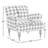 Allura Upholstered Armchair-1131799577