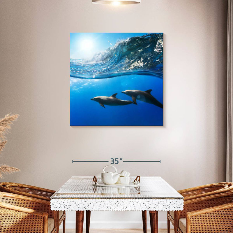 Brampt Dolphin Twosome, 36" H x 36" W