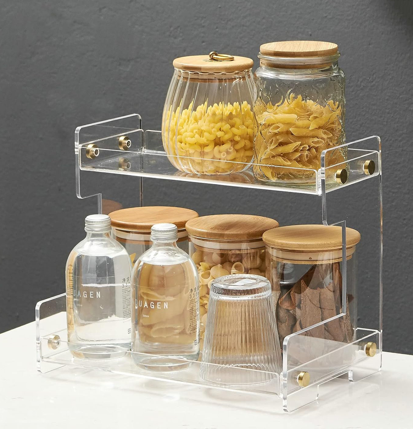 Rebrilliant Bathroom Counter Organizer 2-Tier Bathroom Organizer ...