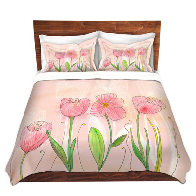 Ensemble de housse de couette floral