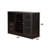 -colored Wine Server - Construction With Glass Front Door Storage Cabinet Cooler Compartment Keeping Wines At Optimal Temperature