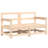  Garden Lounge Set Natural Pine Solid Pine Wood Large Modular-1939217329