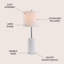 Lampe de table 26 po Erie