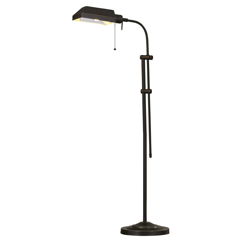 Lampe de travail sur pied 57 po Perran, Bronze foncé
