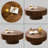 30.51" Round Wood Coffee Table